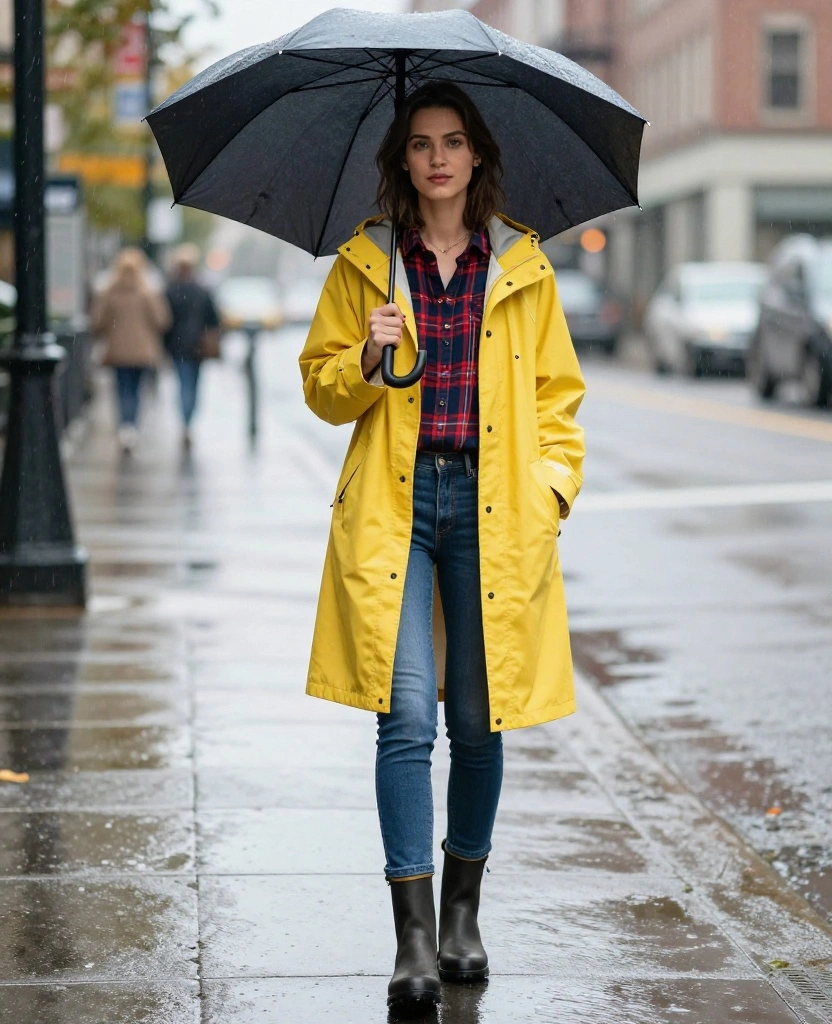 15 Trendy September Outfits for Seattle That'll Make You the Style Star of the City! 29 What to Wear in Seattle in September 15 Trendy September Outfits for Seattle That'll Make You the Style Star of the City! - 5. The Classic Rainy Day Look 1
