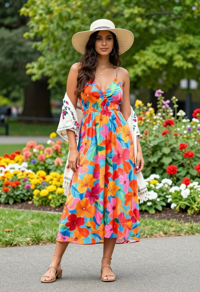 16 Effortless Seattle Casual Outfits for August That Will Turn Heads! 12 What to Wear in Seattle in August 16 Effortless Seattle Casual Outfits for August That Will Turn Heads! - 2. Breezy Midi Dresses 1