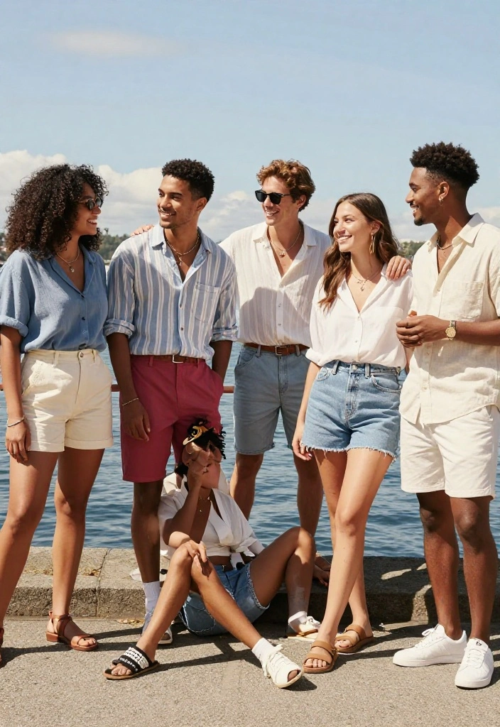 16 Effortless Seattle Casual Outfits for August That Will Turn Heads! 14 What to Wear in Seattle in August 16 Effortless Seattle Casual Outfits for August That Will Turn Heads! - 4. Casual Shorts & Button-Up 1