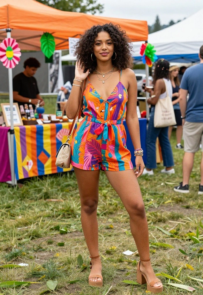 16 Effortless Seattle Casual Outfits for August That Will Turn Heads! 40 What to Wear in Seattle in August 16 Effortless Seattle Casual Outfits for August That Will Turn Heads! - 8. Stylish Rompers 1