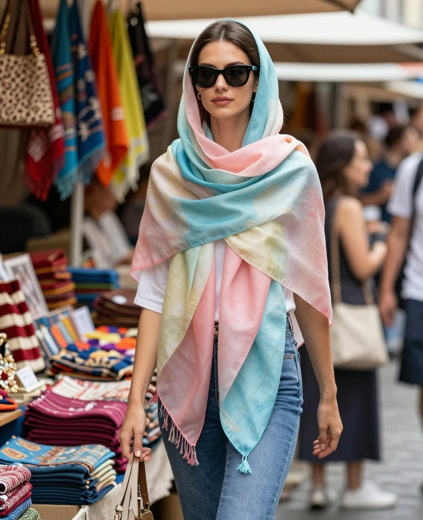 From Day to Night: 12 Stylish Choices for What to Wear in Budapest This August! 46 What to Wear in Budapest in August From Day to Night: 12 Stylish Choices for What to Wear in Budapest This August! - 8. Lightweight Scarves for Extra Style 1