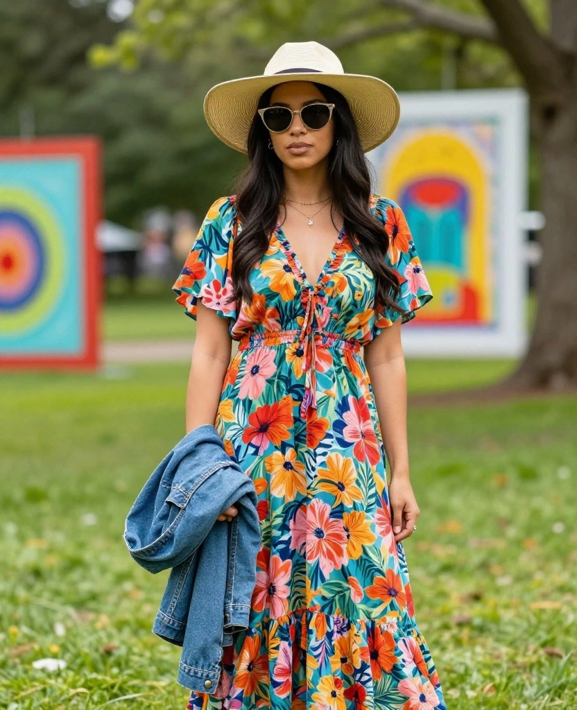 Traveling to Portland in August? 11 Outfit Ideas to Keep You Cool and Stylish! 1 What to Wear in Portland in August Traveling to Portland in August? 11 Outfit Ideas to Keep You Cool and Stylish! - 1. Flowy Maxi Dresses for Effortless Style 1