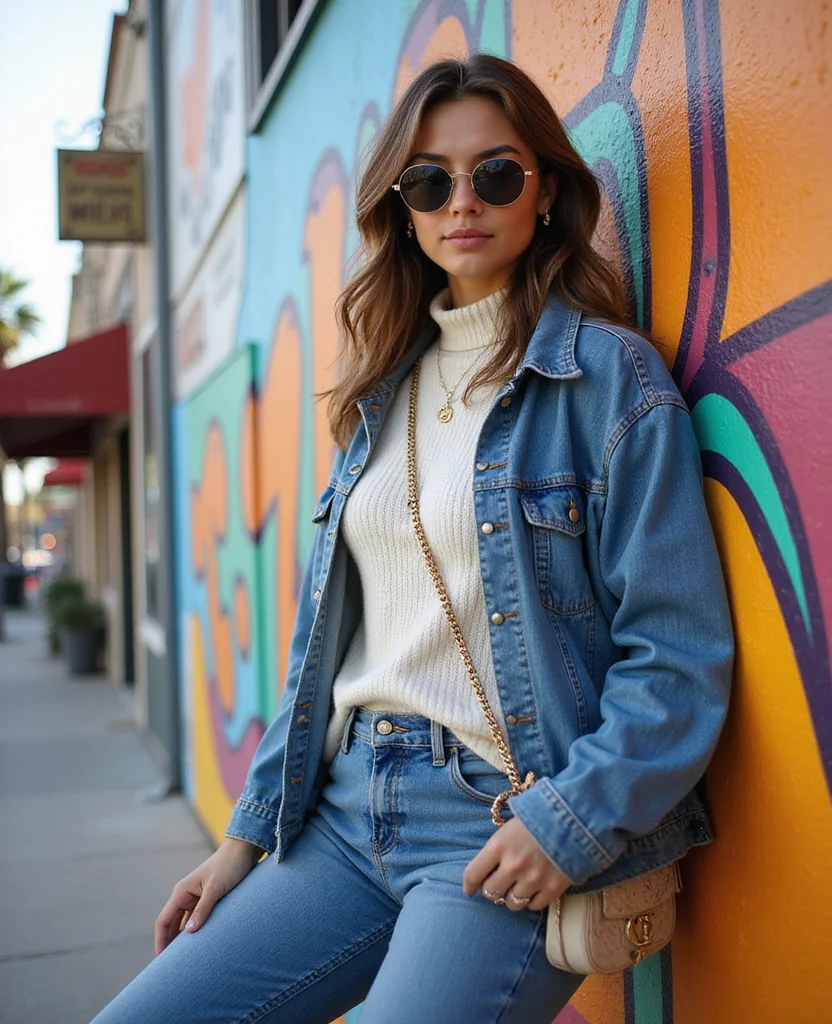 11 California Winter Clothes You Need This December (You Won't Believe #7!) 20 What to Wear in Boston in December 11 California Winter Clothes You Need This December (You Won't Believe #7!) - 4. Denim Jackets 1