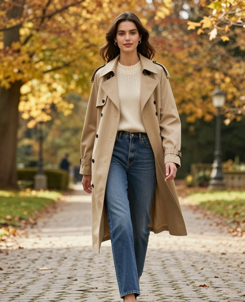 11 Chic Outfit Ideas for Your November Adventure in Rome (Be Instagram-Ready!) 1 What to Wear in Rome in November 11 Chic Outfit Ideas for Your November Adventure in Rome (Be Instagram-Ready!) - 1. Layered Elegance with a Trench Coat 1