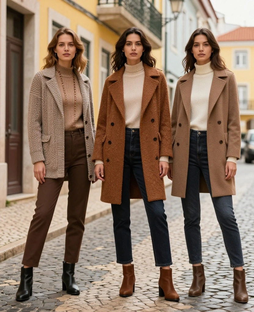 11 Fashion Tips for Stunning Autumn Outfits in Lisbon This October! 54 What to Wear in Lisbon in October 11 Fashion Tips for Stunning Autumn Outfits in Lisbon This October! - 10. Seasonal Layering Techniques 1