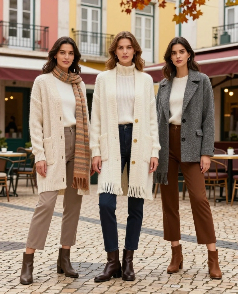 11 Fashion Tips for Stunning Autumn Outfits in Lisbon This October! 2 What to Wear in Lisbon in October 11 Fashion Tips for Stunning Autumn Outfits in Lisbon This October! - 2. The Power of Layers 1