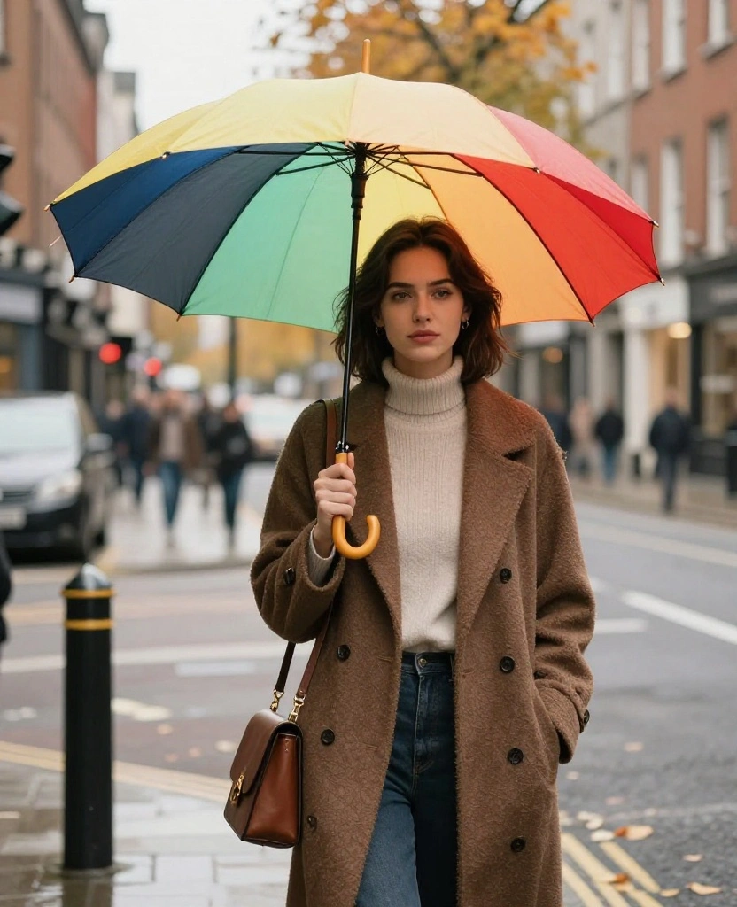 11 Stylish Layers for Your Dublin Adventure in October (Tip #3 Is a Game Changer!) 71 What to Wear in Dublin in October 11 Stylish Layers for Your Dublin Adventure in October (Tip #3 Is a Game Changer!) - 11. Fun Umbrellas 1