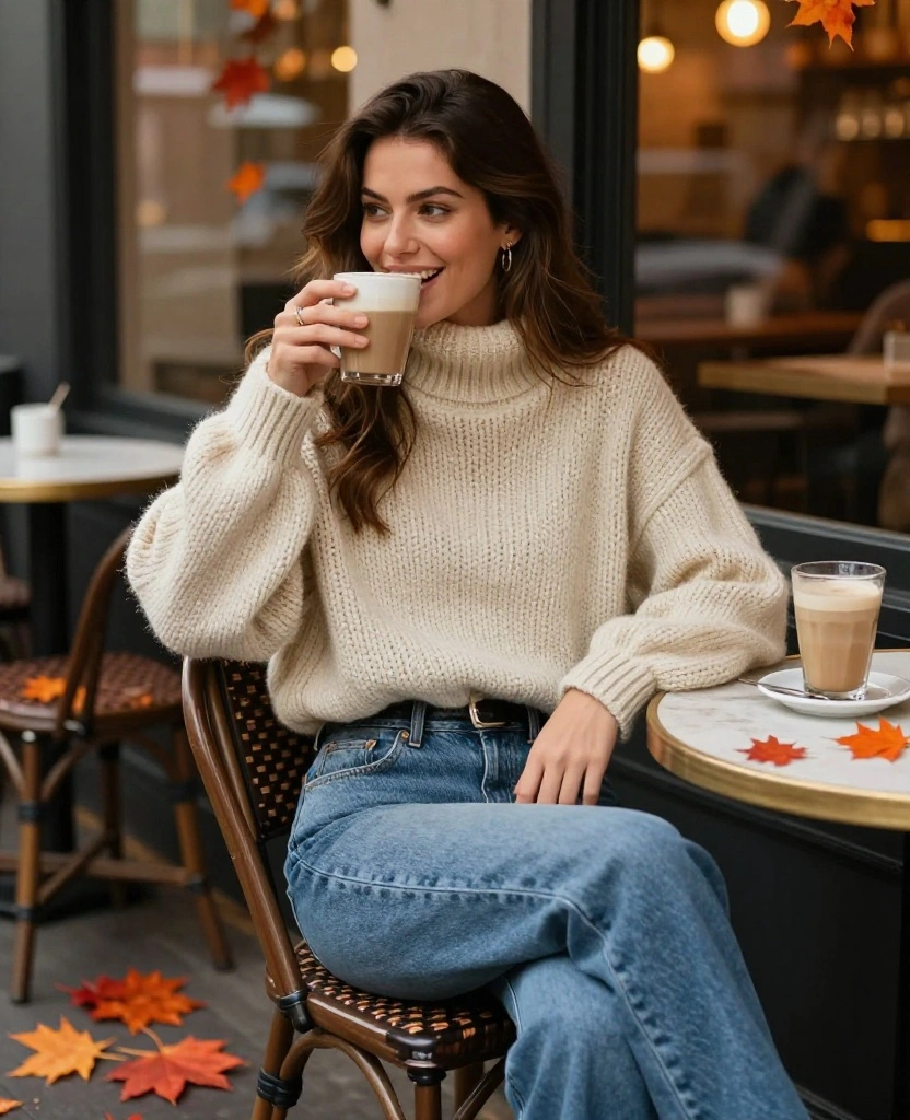 11 Stylish Layers for Your Dublin Adventure in October (Tip #3 Is a Game Changer!) 4 What to Wear in Dublin in October 11 Stylish Layers for Your Dublin Adventure in October (Tip #3 Is a Game Changer!) - 2. Cozy Knit Sweaters 1