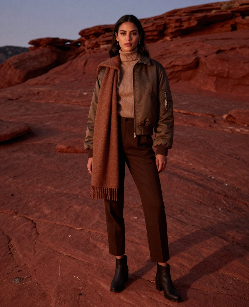 12 Casual Outfits for Sedona in October That Are Both Cool and Chic! 80 What to Wear in Sedona in October 12 Casual Outfits for Sedona in October That Are Both Cool and Chic! - 12. Warm Layers for Evening Gatherings 1