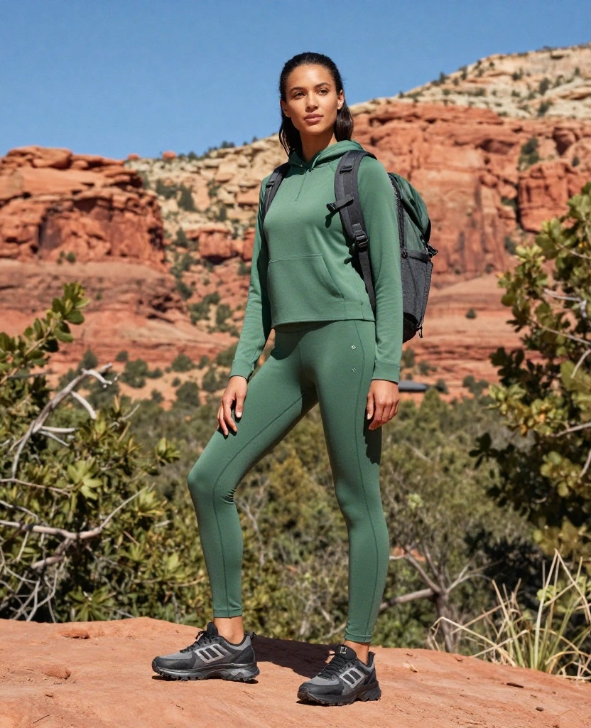 12 Casual Outfits for Sedona in October That Are Both Cool and Chic! 8 What to Wear in Sedona in October 12 Casual Outfits for Sedona in October That Are Both Cool and Chic! - 2. Stylish Athleisure Set 1