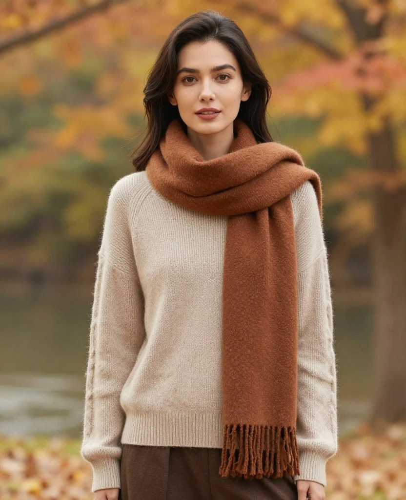 12 Chic Boston Outfit Ideas for November (Try #8 for a Bold Look!) 75 What to Wear in Boston in November 12 Chic Boston Outfit Ideas for November (Try #8 for a Bold Look!) - 11. Warm Layers with Infinity Scarf 1