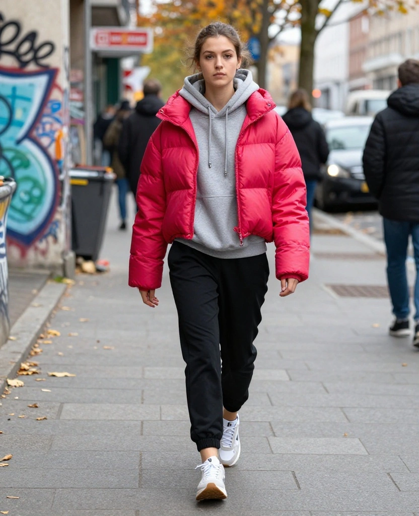 12 Chic Layering Ideas for Berlin in November (Perfect for Every Explorer!) 22 What to Wear in Berlin in November 12 Chic Layering Ideas for Berlin in November (Perfect for Every Explorer!) - 4. The Layered Puffer Jacket 1