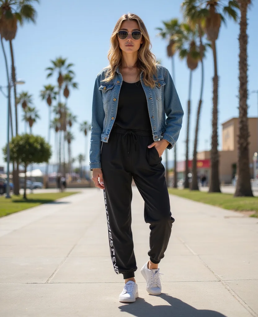 12 Chic Outfits for San Diego in November That Will Make You the Talk of the Town! 52 what to wear in San Diego in November 12 Chic Outfits for San Diego in November That Will Make You the Talk of the Town! - 8. Sporty Jumpsuit 1