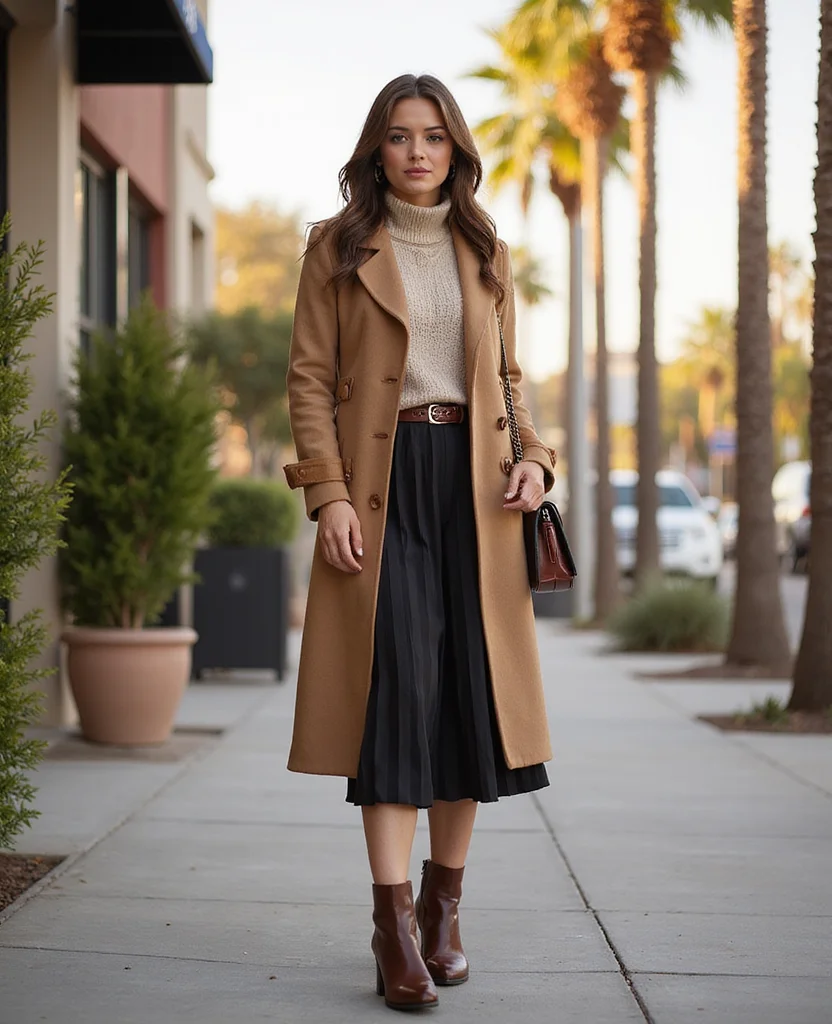 12 Chic Outfits for San Diego in November That Will Make You the Talk of the Town! 59 what to wear in San Diego in November 12 Chic Outfits for San Diego in November That Will Make You the Talk of the Town! - 9. Chic Midi Skirts 1