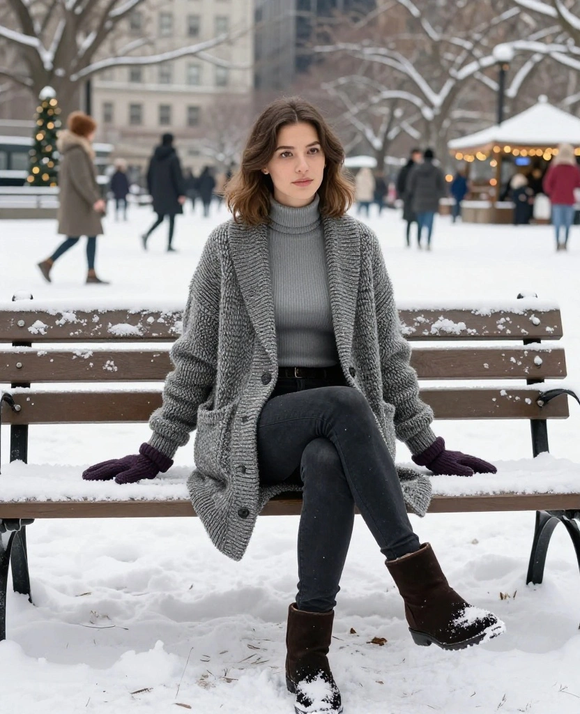 12 Layering Tricks for Staying Cozy in Chicago This December (Tip #4 Is a Game Changer!) 8 What to Wear in Chicago in December 12 Layering Tricks for Staying Cozy in Chicago This December (Tip #4 Is a Game Changer!) - 2. The Power of Mid-Layers 1