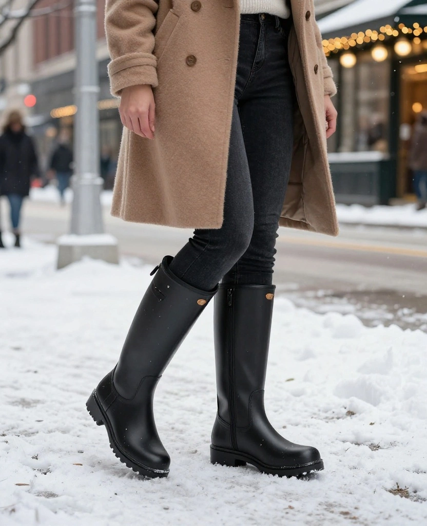12 Layering Tricks for Staying Cozy in Chicago This December (Tip #4 Is a Game Changer!) 29 What to Wear in Chicago in December 12 Layering Tricks for Staying Cozy in Chicago This December (Tip #4 Is a Game Changer!) - 5. Footwear Matters 1