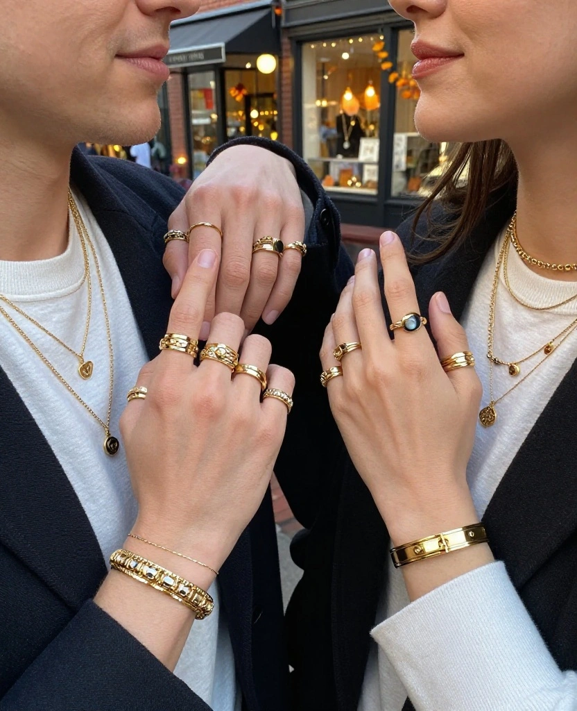 12 Portland Fashion Trends to Rock This November 67 What to Wear in Portland in November 12 Portland Fashion Trends to Rock This November - 11. Layered Jewelry 1