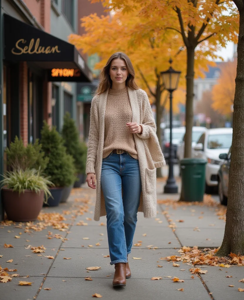 12 Portland Fashion Trends to Rock This November 8 What to Wear in Portland in November 12 Portland Fashion Trends to Rock This November - 2. Layered Knitwear 1