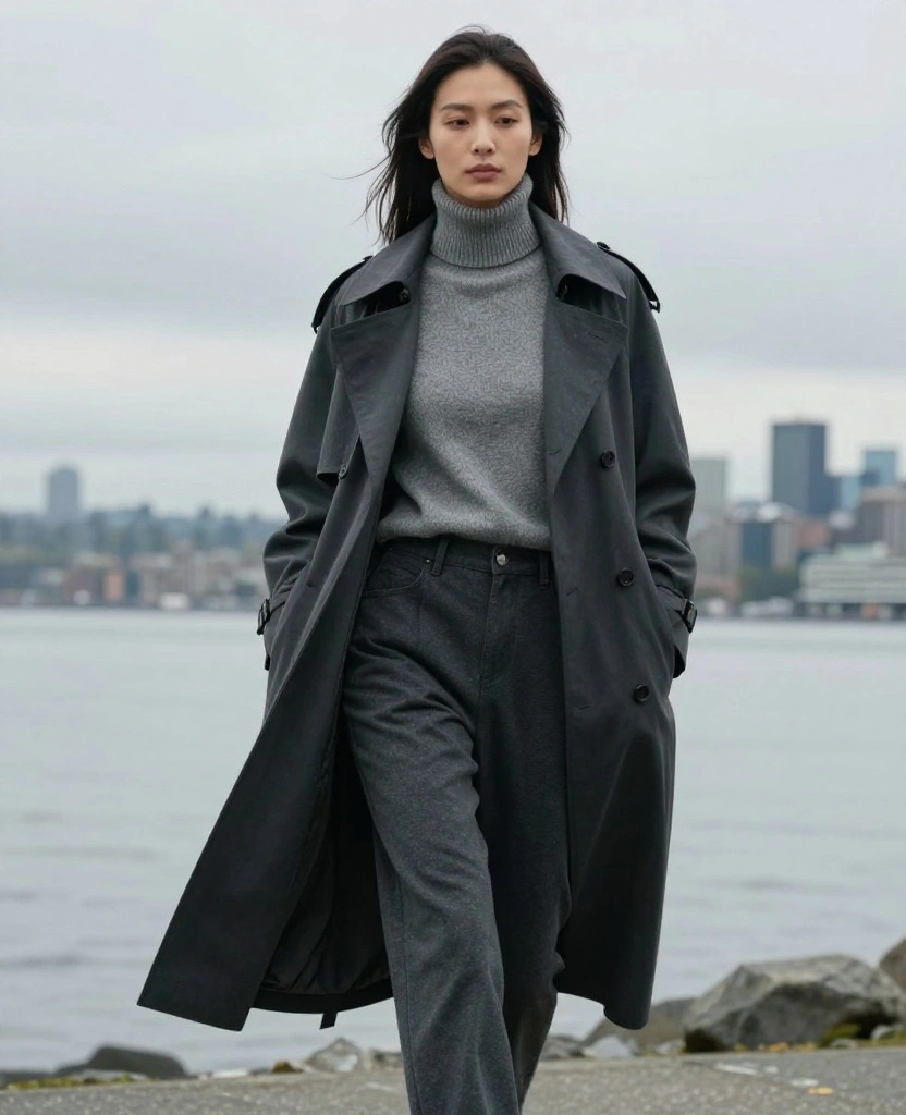 12 Seattle November Wardrobe Essentials You Can't Afford to Miss! 50 What to Wear in Seattle in November 12 Seattle November Wardrobe Essentials You Can't Afford to Miss! - 8. Textured Turtlenecks 1