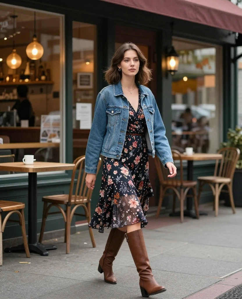 12 Seattle November Wardrobe Essentials You Can't Afford to Miss! 57 What to Wear in Seattle in November 12 Seattle November Wardrobe Essentials You Can't Afford to Miss! - 9. Layered Midi Dresses 1