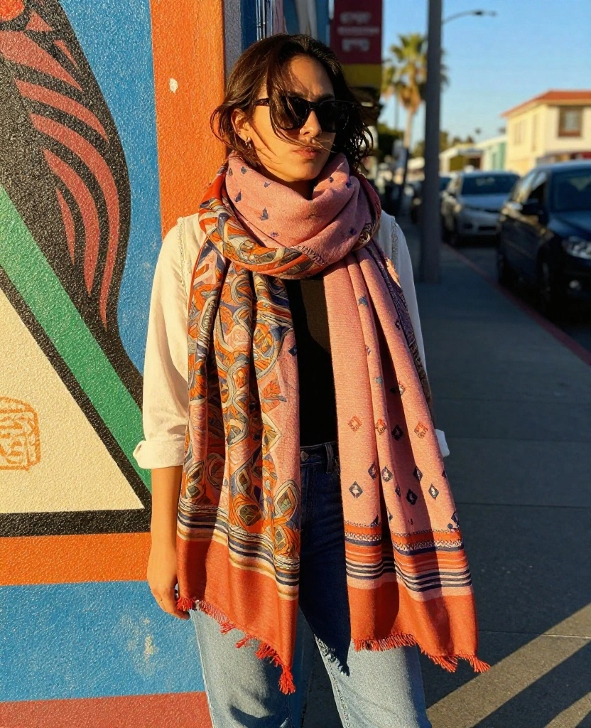 12 San Diego December Outfits That Are Cute, Comfy & Travel-Ready (Including #8!) 45 What should you wear in San Diego in December 12 Stylish Looks to Rock in San Diego This December (Including #8!) - 7. Stylish Scarves 1