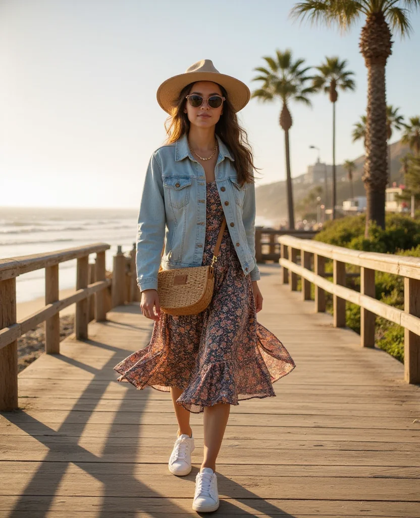 12 San Diego December Outfits That Are Cute, Comfy & Travel-Ready (Including #8!) 52 What should you wear in San Diego in December 12 Stylish Looks to Rock in San Diego This December (Including #8!) - 8. Effortless Casual Denim 1
