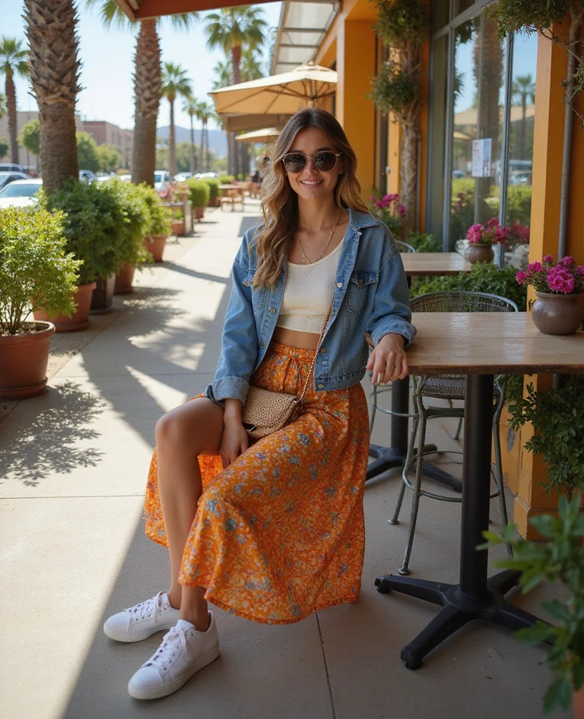 12 San Diego December Outfits That Are Cute, Comfy & Travel-Ready (Including #8!) 59 What should you wear in San Diego in December 12 Stylish Looks to Rock in San Diego This December (Including #8!) - 9. Vibrant Skirts 1