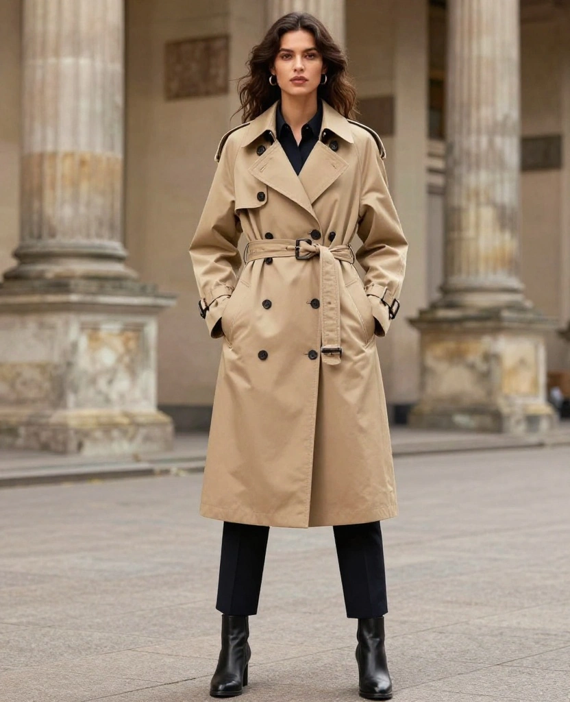 12 Trendy Berlin September Styles That Will Keep You Cozy & Chic (Check Out #5!) 15 What to Wear in Berlin in September 12 Trendy Berlin September Styles That Will Keep You Cozy & Chic (Check Out #5!) - 3. Chic Trench Coats 1