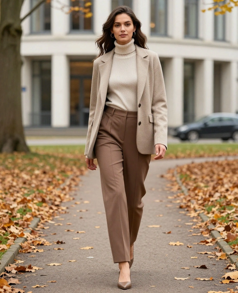 12 Trendy Berlin September Styles That Will Keep You Cozy & Chic (Check Out #5!) 36 What to Wear in Berlin in September 12 Trendy Berlin September Styles That Will Keep You Cozy & Chic (Check Out #5!) - 6. Tailored Trousers 1