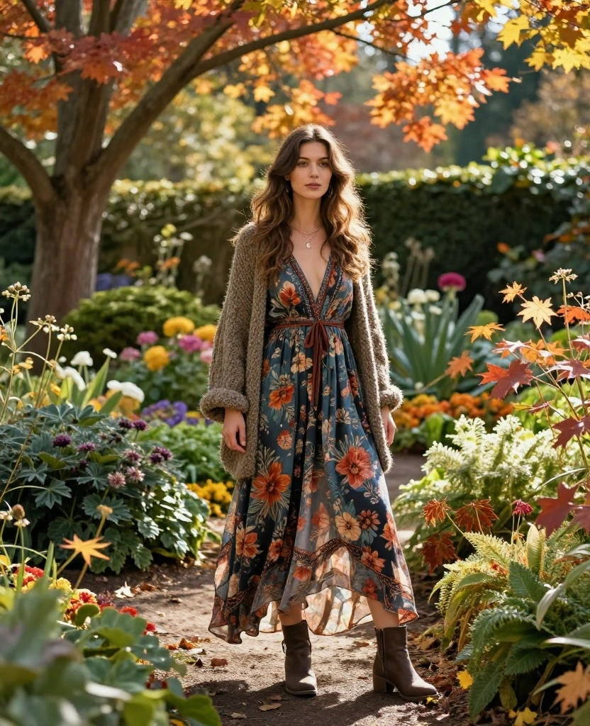 12 Trendy Looks for a Portland Adventure This October (Don't Miss #8!) 57 What to Wear in Portland in October 12 Trendy Looks for a Portland Adventure This October (Don't Miss #8!) - 9. Bohemian Maxi Dresses 1