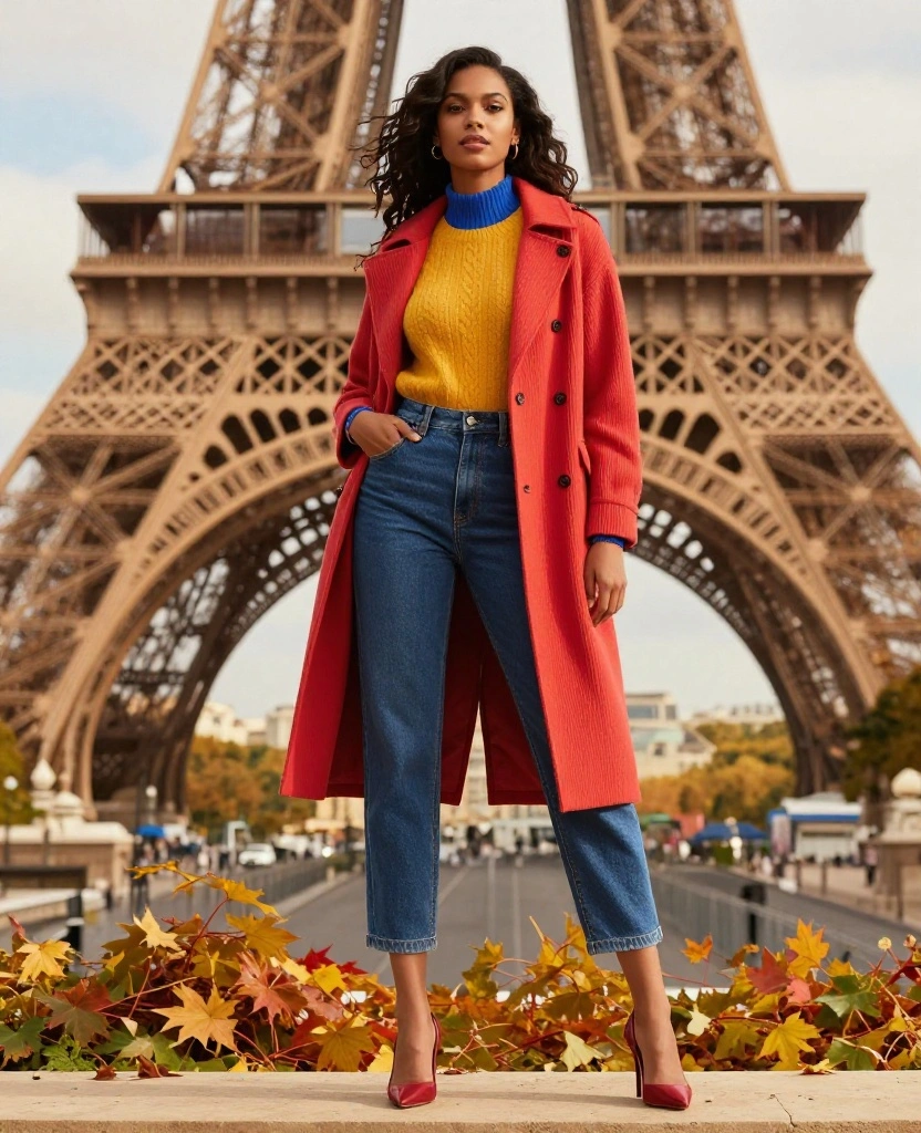 12 Trendy Outfits for a Stylish October in Paris (Warning: #7 Is a Showstopper!) 90 What to Wear in Paris in October 12 Trendy Outfits for a Stylish October in Paris (Warning: #7 Is a Showstopper!) - 12. Bold Color Combinations 1