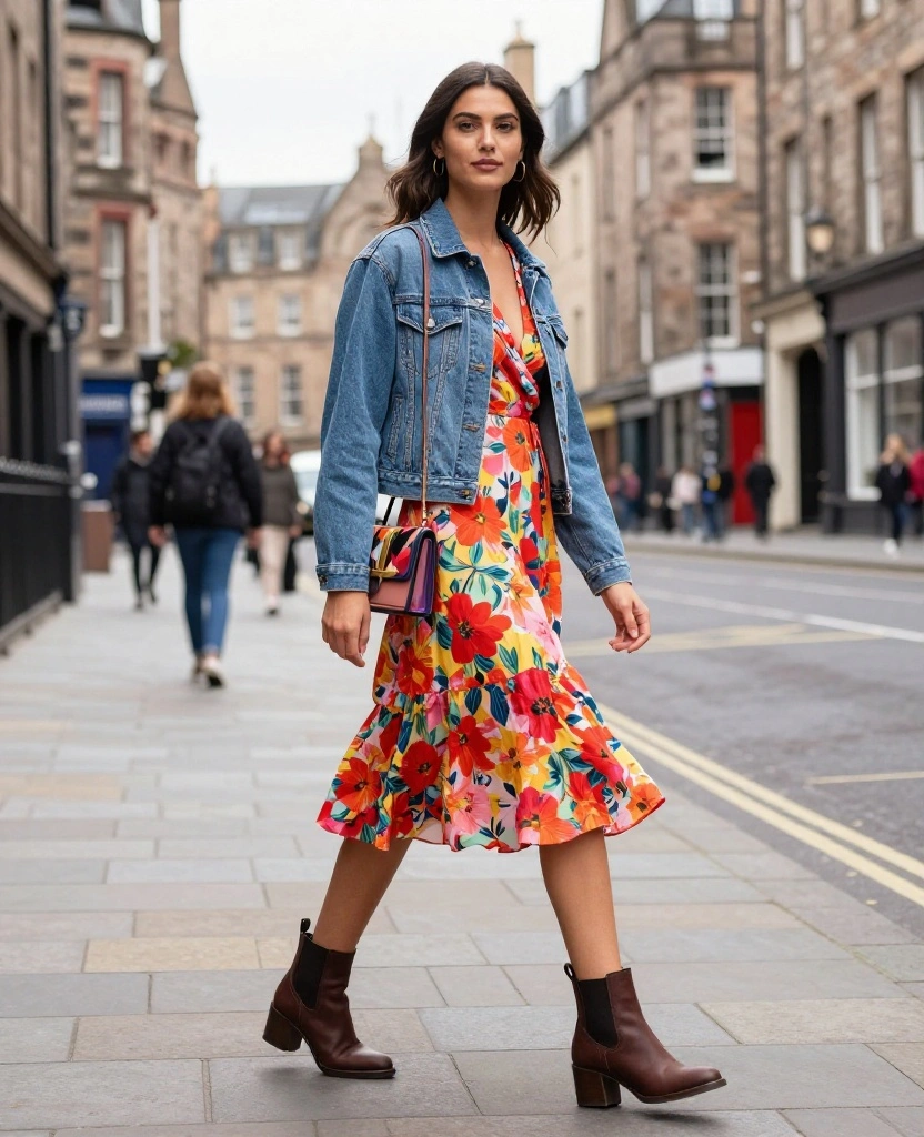 12 Trendy September Looks for Exploring Scotland (And How to Layer Like a Pro!) 15 What to Wear in Scotland in September 12 Trendy September Looks for Exploring Scotland (And How to Layer Like a Pro!) - 3. Layered Dresses 1