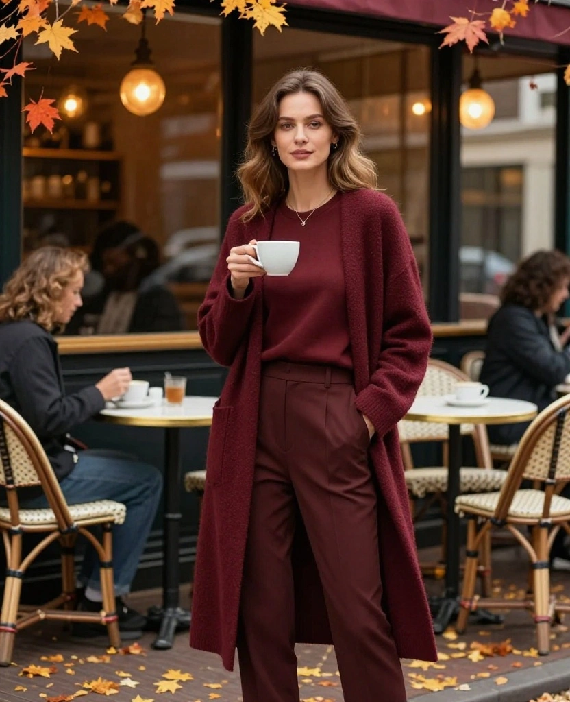 13 Cozy Fall Outfits for Your Amsterdam Adventure in October (You Won't Believe #7!) 22 What to Wear in Amsterdam in October 13 Cozy Fall Outfits for Your Amsterdam Adventure in October (You Won't Believe #7!) - 4. Cozy Cardigans & Tailored Pants 1