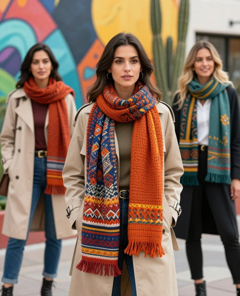13 Fashion Hacks for the Perfect October Outfits in Phoenix (You’ll Want to Try #7!) 66 What to Wear in Phoenix in October 13 Fashion Hacks for the Perfect October Outfits in Phoenix (You’ll Want to Try #7!) - 10. Colorful Fall Scarves 1