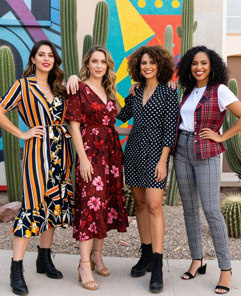 13 Fashion Hacks for the Perfect October Outfits in Phoenix (You’ll Want to Try #7!) 45 What to Wear in Phoenix in October 13 Fashion Hacks for the Perfect October Outfits in Phoenix (You’ll Want to Try #7!) - 7. Mixing Patterns 1