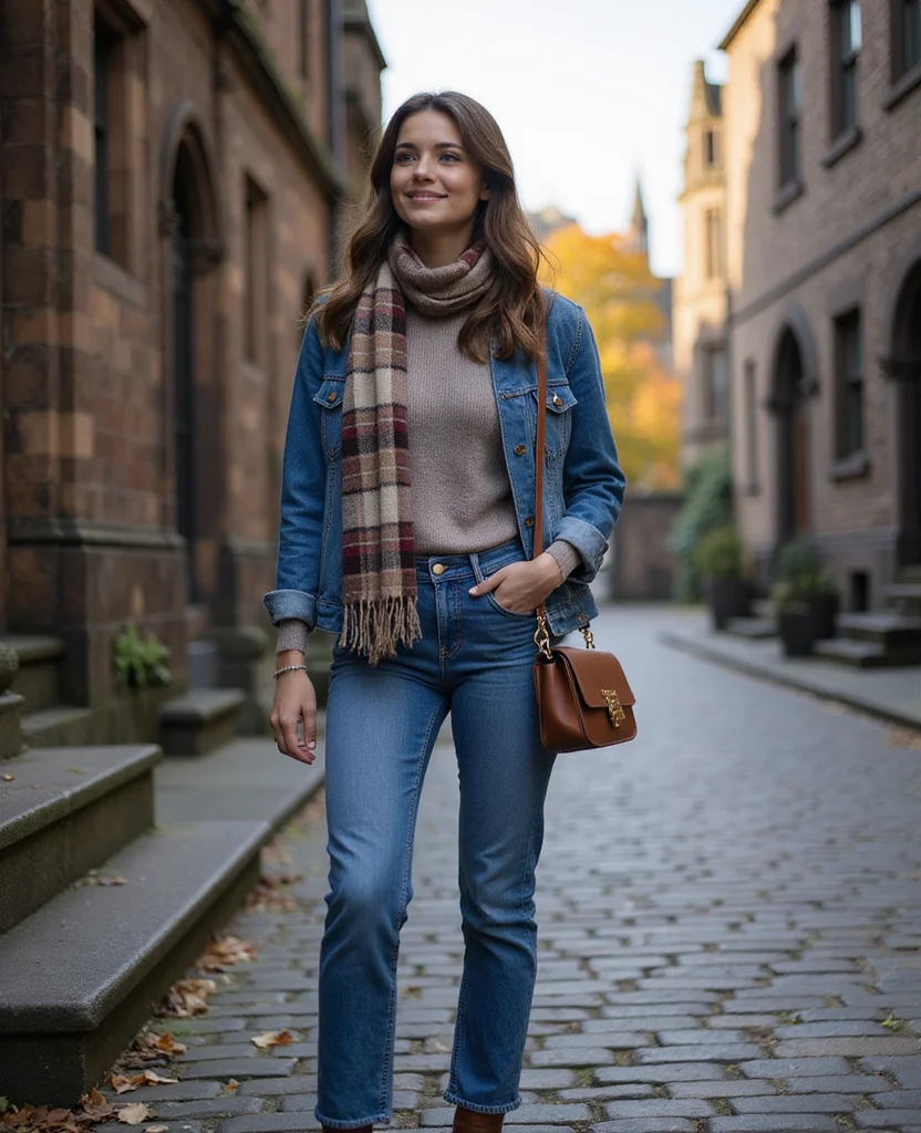 13 Ideal Outfits for Exploring Edinburgh in September (Check Out #5!) 1 What to Wear in Edinburgh in September 13 Ideal Outfits for Exploring Edinburgh in September (Check Out #5!) - 1. Chic Layers for a Castle Adventure 1