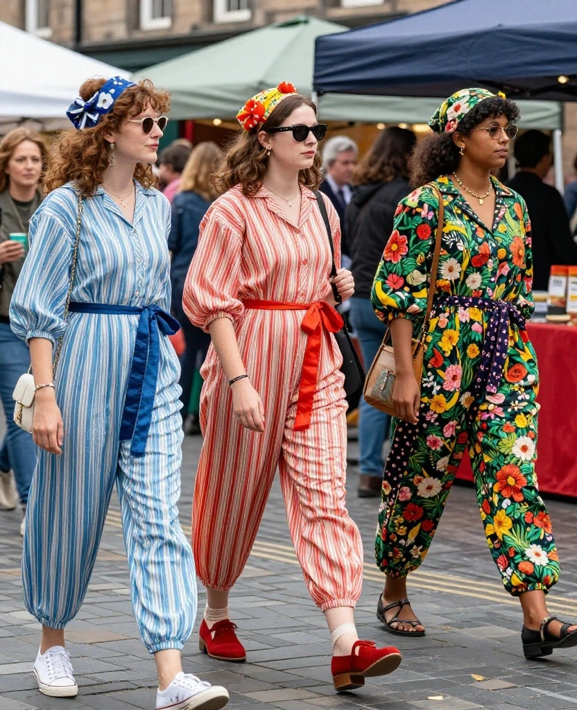 13 Ideal Outfits for Exploring Edinburgh in September (Check Out #5!) 75 What to Wear in Edinburgh in September 13 Ideal Outfits for Exploring Edinburgh in September (Check Out #5!) - 11. Playful Patterns for a Pop of Fun 1