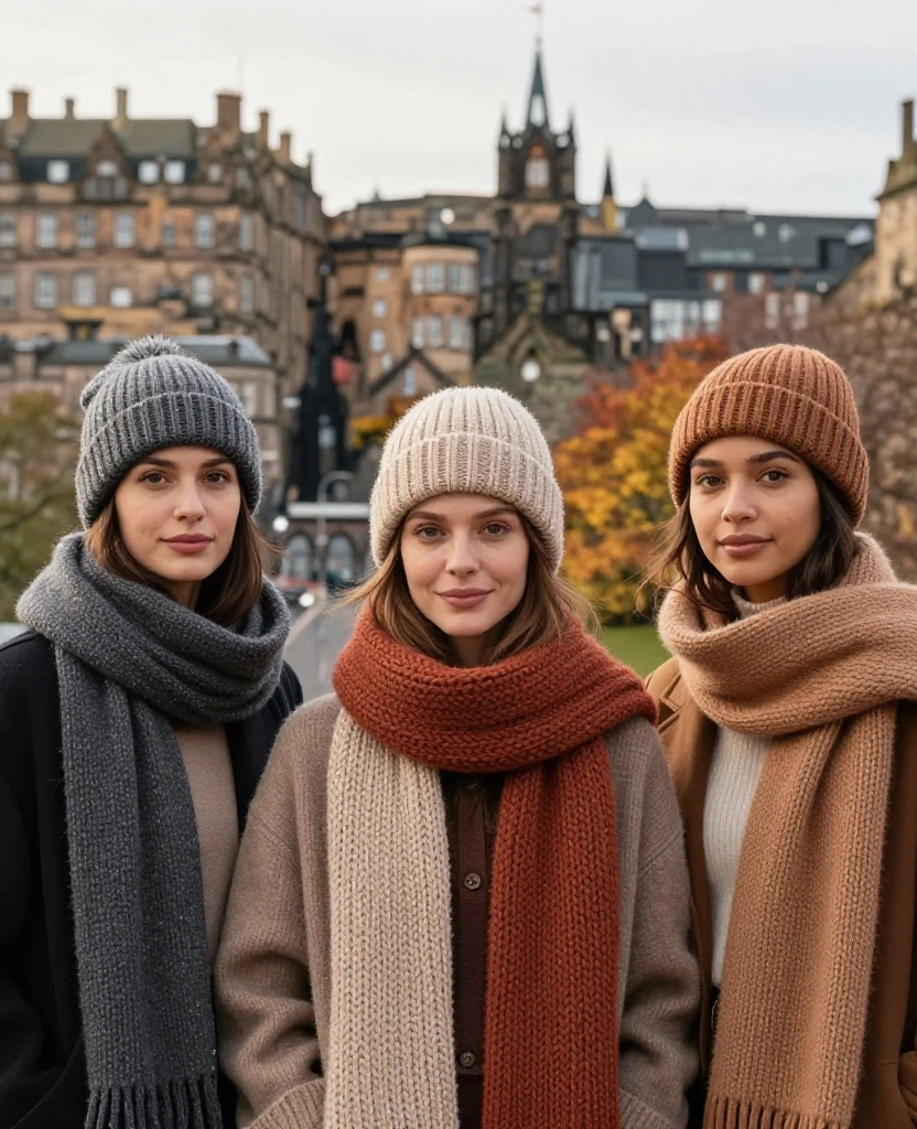 13 Ideal Outfits for Exploring Edinburgh in September (Check Out #5!) 82 What to Wear in Edinburgh in September 13 Ideal Outfits for Exploring Edinburgh in September (Check Out #5!) - 12. Warm Accessories to Elevate Any Outfit 1