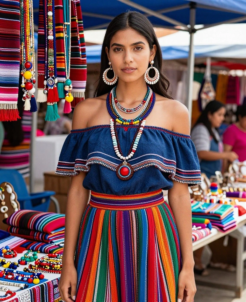 13 Must-Have Outfits for Experiencing Mexico in November (You'll Be the Envy!) 34 What to Wear in Mexico in November 13 Must-Have Outfits for Experiencing Mexico in November (You'll Be the Envy!) - 6. Vibrant Accessories to Elevate Your Look 1