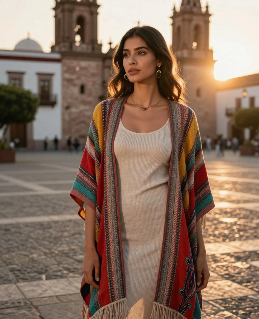 13 Must-Have Outfits for Experiencing Mexico in November (You'll Be the Envy!) 41 What to Wear in Mexico in November 13 Must-Have Outfits for Experiencing Mexico in November (You'll Be the Envy!) - 7. Layered Outfits for Variable Weather 1
