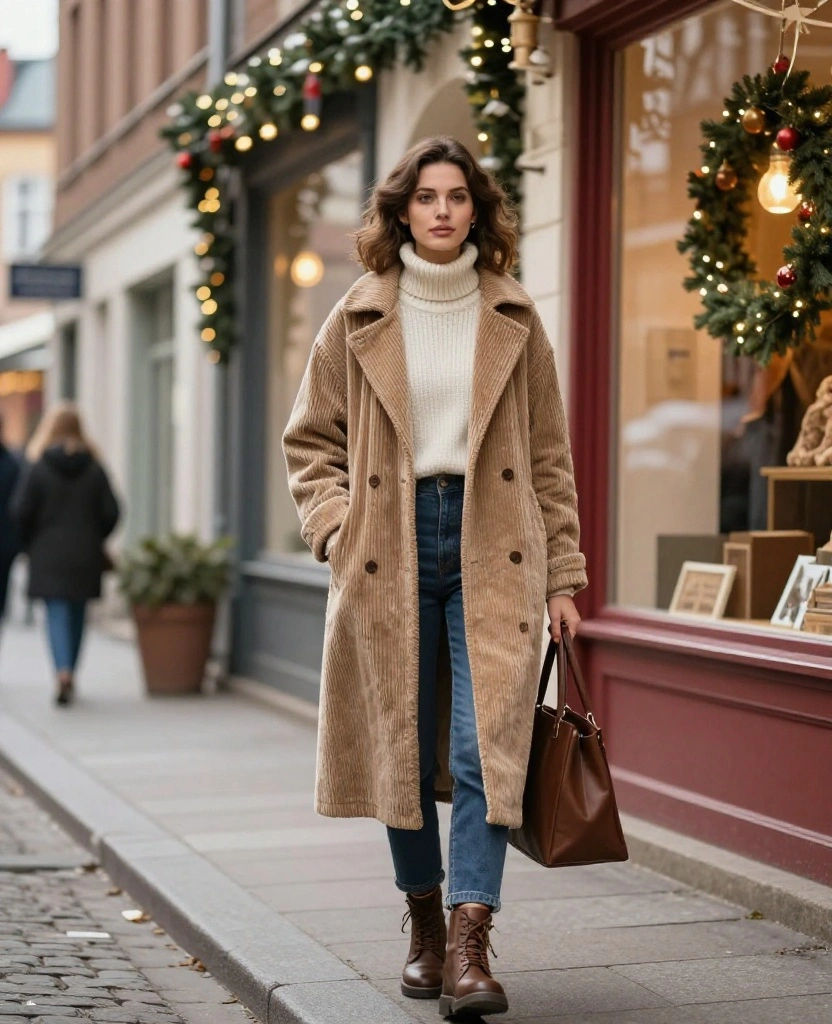 13 Outfit Strategies for Navigating Berlin's Cold December Weather Like a Pro! 59 what to wear in Berlin in December 13 Outfit Strategies for Navigating Berlin's Cold December Weather Like a Pro! - 9. Embrace Textured Fabrics 1