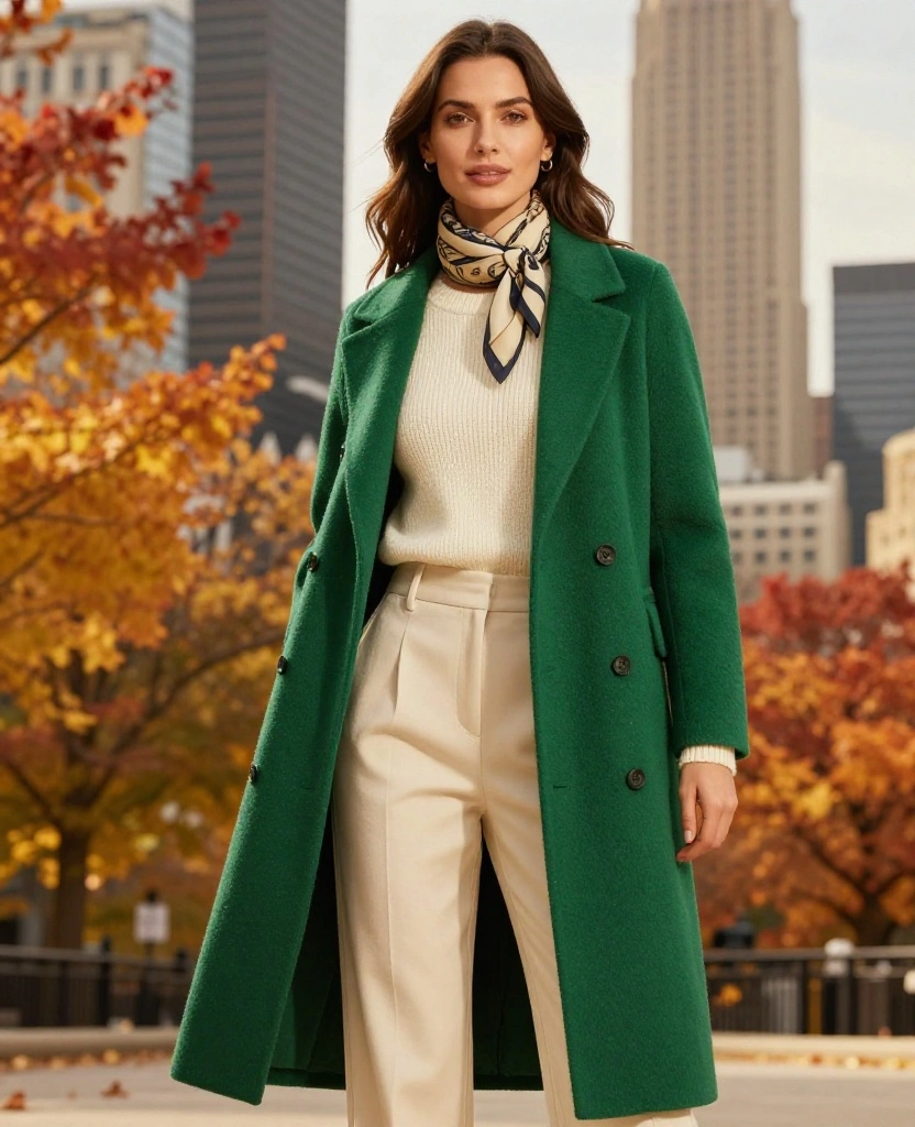 13 Stylish Chicago Autumn Outfits That’ll Turn Heads This November! 1 What to Wear in Chicago in November 13 Stylish Chicago Autumn Outfits That’ll Turn Heads This November! - 1. Chic Layered Coats 1