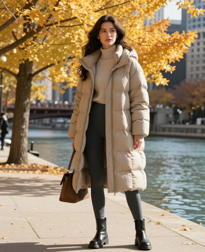 13 Stylish Chicago Autumn Outfits That’ll Turn Heads This November! 82 What to Wear in Chicago in November 13 Stylish Chicago Autumn Outfits That’ll Turn Heads This November! - 13. Effortless Athleisure 1