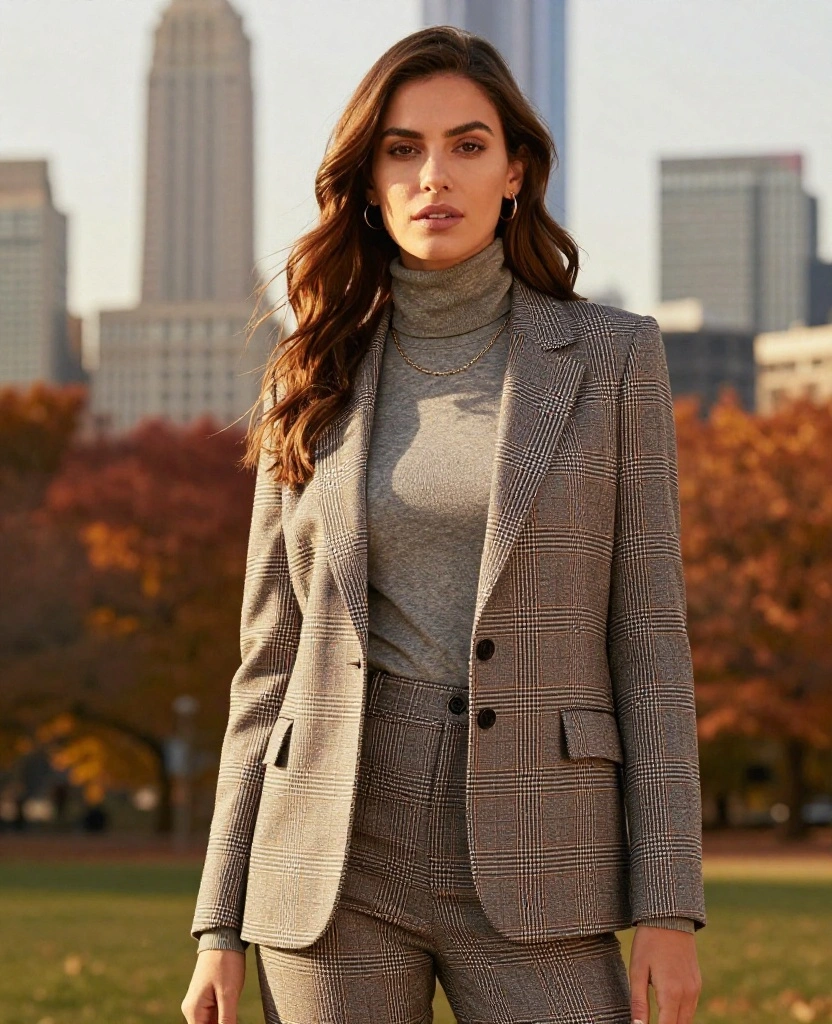 13 Stylish Chicago Autumn Outfits That’ll Turn Heads This November! 55 What to Wear in Chicago in November 13 Stylish Chicago Autumn Outfits That’ll Turn Heads This November! - 9. Classic Layered Looks 1