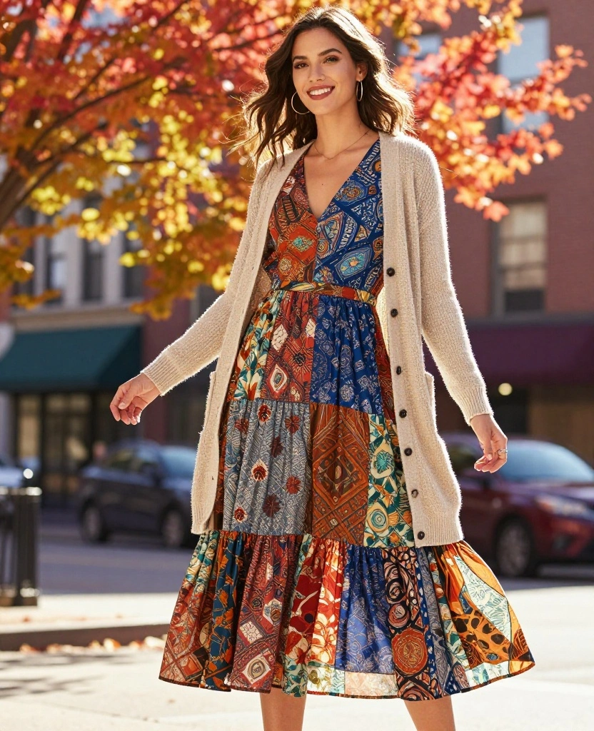 13 Stylish Outfits to Rock in Denver This October (Pack These Essentials!) 82 What to Wear in Denver in October 13 Stylish Outfits to Rock in Denver This October (Pack These Essentials!) - 12. Unique Prints and Patterns 1