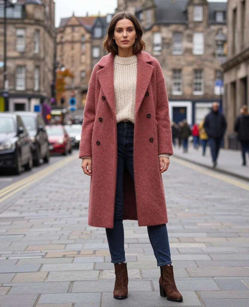 13 Travel Outfits Perfect for October in Edinburgh (Find Out What to Wear!) 81 What to Wear in Edinburgh in October 13 Travel Outfits Perfect for October in Edinburgh (Find Out What to Wear!) - 12. Weekend Casual with Maxi Coats 1