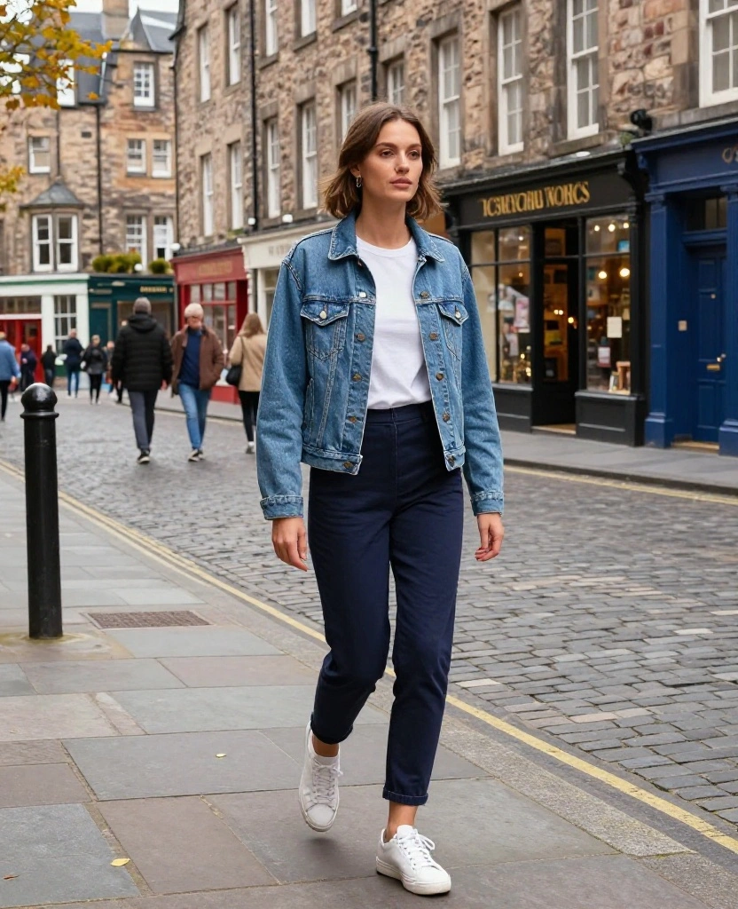13 Travel Outfits Perfect for October in Edinburgh (Find Out What to Wear!) 36 What to Wear in Edinburgh in October 13 Travel Outfits Perfect for October in Edinburgh (Find Out What to Wear!) - 6. Urban Adventure with Jumpsuits 1