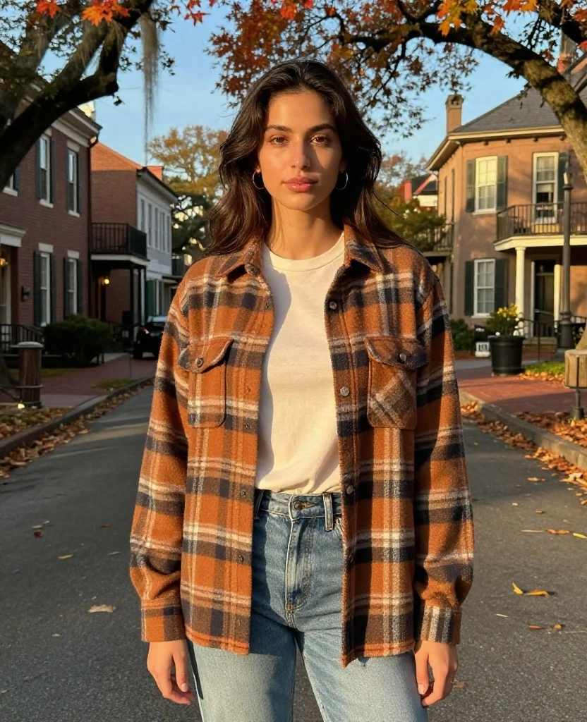 13 Travel-Ready Outfits for Savannah in October (Perfect for Any Adventure!) 75 What to Wear in Savannah in October 13 Travel-Ready Outfits for Savannah in October (Perfect for Any Adventure!) - 11. Warm Flannel Shirts 1