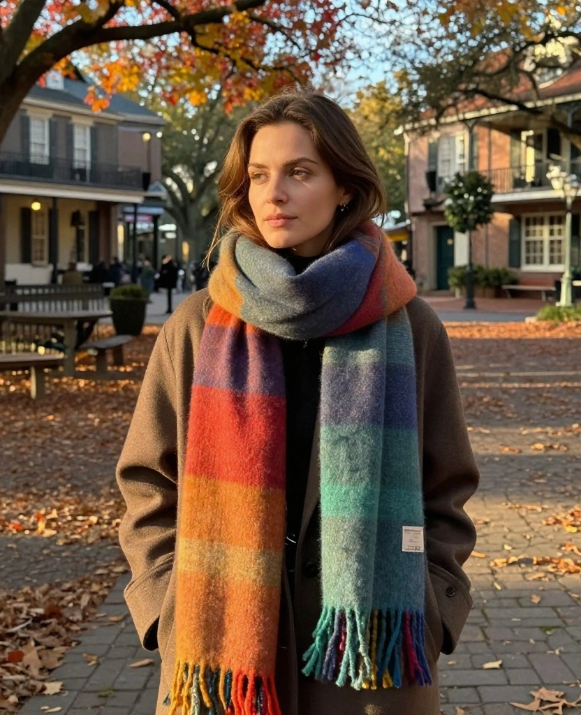 13 Travel-Ready Outfits for Savannah in October (Perfect for Any Adventure!) 82 What to Wear in Savannah in October 13 Travel-Ready Outfits for Savannah in October (Perfect for Any Adventure!) - 12. Stylish Lightweight Scarves 1