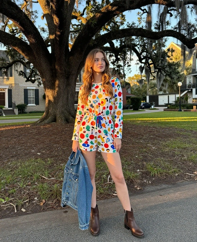 13 Travel-Ready Outfits for Savannah in October (Perfect for Any Adventure!) 22 What to Wear in Savannah in October 13 Travel-Ready Outfits for Savannah in October (Perfect for Any Adventure!) - 4. Playful Rompers 1